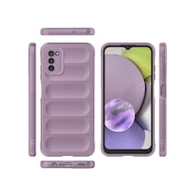 Samsung Galaxy Uyumlu - A03s Kılıf Optimum Silikon - Mor