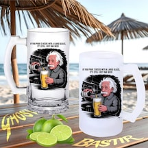 Einstein Buzlu Ya Da Buzsuz Bira Bardağı