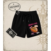 Tarzsokak Gotik & Grunge Streetwear Halo Xcs Hot Dog Unisex Unisex Şort Siyah
