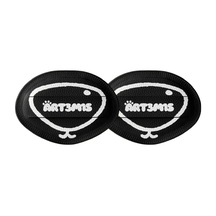 Art3m1s Toz Puf Akın Büyük Çift Taraflı Pai Ling Kardeş Küçük Parmaklar 2pcs-c-black