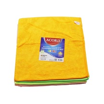 15 Adet Acord Kod-536 Dökme 40x40cm Renkli Mikrofiber Temizlik Bezi Ekstra Emici Tüm Yüzeyler İçin 5131 Düz