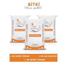 İpek Değirmen 3 Kg Fit Yaşam Keten Tohumu Maş Fasulyesi Kendir