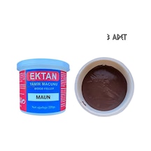 Ektan Masif Ve Ahşap Tamir Macunu Maun 220 Gr. - 3 Adet Maun