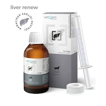 Vetqom Liver Renew Köpek İçin Karaciğer Koruyucu, Enzim Düzenleyici & Detoksifikasyon Takviyesi
