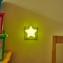 Alkese Sevimli Yıldız LED Işık Çocuk Odası Koridor Gece Lambası