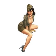 Bay Etiket Pnp12 Pinup Kizi Sticker