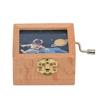 Kenpazar Müzik Kutusu Camlı Uzay Dekoratif Hediyelik