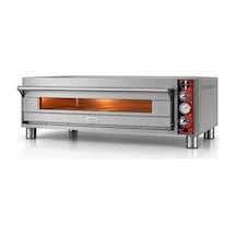 Silverinox Elektrikli Tek Kat 30 Cm 6 Pizza Kapasiteli Pizza Fırını 380v