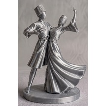 15 Cm Ofis Hediyesi Olarak İdeal Hediyelik Kafkas Adige Çerkes 3d Masa Dekoru