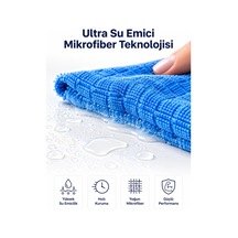 Mey İthalat 40x40 Mikrofiber Temizlik Bezi İz Bırakmayan Cam Ayna Mobilya Mutfak Temizlik Bezi Diğer