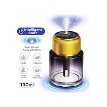 Auhma Af-11 Araç İçi Hava Nemlendirici & Hareket Algılamalı Koku Makinesi Ebony Esansı 130ml Aromaterapi Difüzör Araç Kokusu