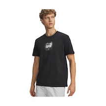 Under Armour Curry Let Him Cook Tee Erkek Basketbol Tişört 6009784-001 Siyah Siyah