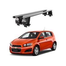 Chevrolet Aveo / Sonic T300 Hatchback 2012-2016 Oluksuz Kilitli Ara Atkı Port Bagaj Tavan Barı