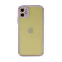 Apple İphone 11 Kılıf Montreal Silikon Kapak - Mor