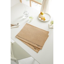 2 Adet Jüt Enjoy Baskılı Sofra Sunum Tabak Altlığı Supla Amerikan Servisi 45 x 35 CM 2 Adet Jüt Enjoy Baskılı Sofra Sunum Tabak Altlığı Supla Amerikan Servisi 45 x 35 CM