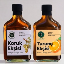 Koruk Ekşisi Ve Turunç Ekşisi - Tatlı Ekşi Hasat 2 Adet 280 Gr