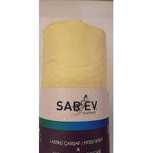 Sarev Tek Kişilik Fitted Lastikli Çarşaf 100X200 Cm Sarı V73