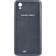 Senalstore General Mobile Discovery 2 Mini Arka Kapak Pil Kapağı - Siyah