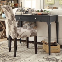 Wooding 120 Cm Masif Siyah Lake Bonamy Çalışma Masası Siyah