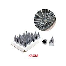 Sivri Mermi Bijon Kapağı Sökme Aparatlı 20 Li 17 Mm-19 Mm Krom 19 Mm
