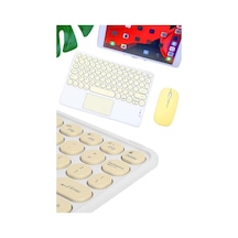 Touchpad Tüm Cihazlara Uyumlu Bluetooth Klavye Touchpad Slim Kablosuz Wifi Q Klavye Mh-hs9491-5901
