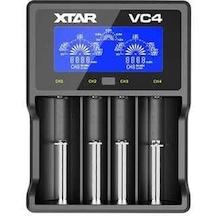 Xtar Vc4 Lcd Ekranlı Pil Şarj Aleti 4'lü 18650 26650 Li-ion Ni-mh Akıllı Şarj Cihazı