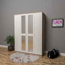 Emily Gardrop Membran Kapak Mdf Beyaz