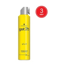 Schwarzkopf Got2b Glued Maksimum Tutucu Saç Spreyi 3 x 300 ML