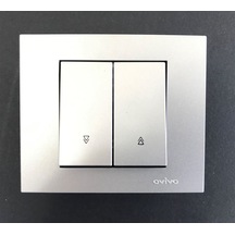 Ovivo Grano Gümüş Komütatör Vavien Çerçeveli