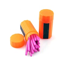 Kangvka Acil Durum Rüzgar Geçirmez Su Geçirmez 20'li Portatif Çakma Seti Portakal