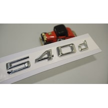 Dk Tuning Bmw 540d Bagaj Krom Metal Yazı Logo Arma