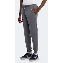 Slazenger KIARA I Erkek Cepli Koyu Gri Eşofman Altı