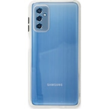 Newface Samsung Uyumlu  Galaxy M52 5g Kılıf Miami Şeffaf Silikon - Şeffaf