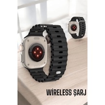45 Mm Gri Kasa Akıllı Saat Sesli Görüşme, Takibi, Suya Dayanıklı
