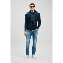 Lufian Vernom Smart Jean Erkek Pantolon Slim Fit Açık Mavi Açık Mavi 111200230100320