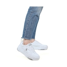 U.s. Polo Assn. Judy 4fx Memory Taban Cilt Kadın Sneaker 867800000624 05 Beyaz