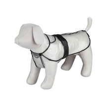 Trixie - 868 - Köpek Yağmurluk M 50cm Transparan Şeffaf - Edntrend - Siyah Biyeli