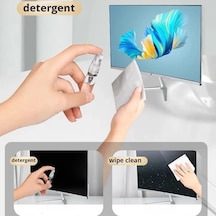 Promosyonca 7'si 1 Arada Elektronik Temizleme Kiti, Klavye, Airpods Pro, Kulaklık, Laptop Ve Telefon İçin Fırçalı Temizleyici Set Pembe