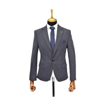 Erkek Tek Spor Ceket Çift Yırtmaçlı Bgl-st04566 Lacivert
