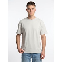 Loft Loose Fit Taş Erkek T-shirt Lf2040582