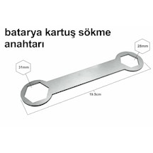 Eeyza Yapı Batarya Kartuş Sökme Takma Anahtarı Banyo Evye Lavabo Bataryaları