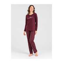 Arnetta Ar3774-s Kadın Pijama Takımı Koyu Mürdüm - 929303397 Koyu Mürdüm - 929303397 Koyu Mürdüm