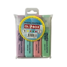 Fosforlu Kalem 4lü Pastel Renk Çok Renkli