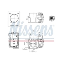 Gaz Kelebeği - Fiat Panda, 500, Grande Punto, Punto - Nıssens-955088