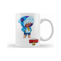Brawl Stars Shark Leon Kupa Bardak Porselen No28082 Karışık