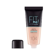 Maybelline New York Fit Me Matte+Poreless Fondöten 104 Soft Ivory