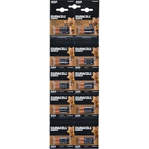 DURACELL LR03/MN2400 1.5V ALKALİN AAA İNCE KALEM PİL 20Lİ KARTELA