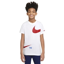 Nike Sportswear Swoosh Dj6616-100 Çocuk T-Shirt-S