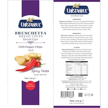 Unistanbul Bruschetta Biber Aromalı Ekmek Cips 110 G Diğer