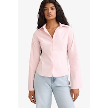 Defacto Pembe Kadın Gömlek F9434ax/pn648 Pembe